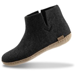 Futsko st�vler koksgr� uld skinds�l | Glerups