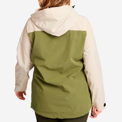 Jakke dame gr�n/r�hvid. Vind- og vandt�t | Gladys Tuxer