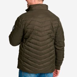 Jakke med fiberfyld. Gr�n | Rigg Tuxer