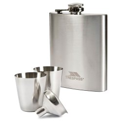 Lommelrke m/glas rustfrit stl. Gaveske | Dramcask Trespass