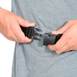 Bltetaske skuldertaske sort 5 rum. 2,5 L | Dax Trespass