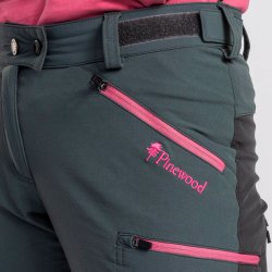 Outdoor bukser dame Urban grey / mrkegr hjt vandsjletryk | Abisko Brenton Pinewood