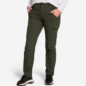 Outdoor damebukser. Lette og med str�k. M�rk oliven | Evie Reco Tuxer