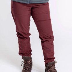 Outdoor bukser dame blomme forede vind og vandafvisende | Wilda Stretch Shell Pinewood