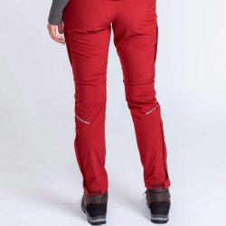 Outdoor bukser dame mrkerd forede vind og vandafvisende | Wilda Stretch Shell Pinewood