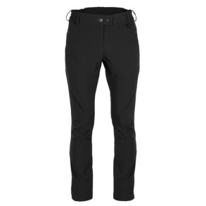 Outdoor bukser dame sorte forede vind og vandafvisende | Wilda Stretch Shell Pinewood