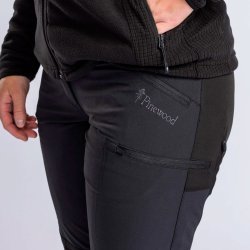 Outdoor bukser dame sorte | Abisko Brenton Pinewood