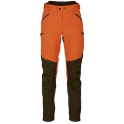 Outdoor bukser herre orange / mosgrnne hjt vandsjletryk | Abisko/Brenton Pinewood