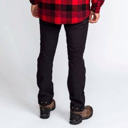 Outdoor bukser herre sorte hjt vandsjletryk kort benlngde | Abisko Brenton Pinewood