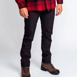 Outdoor bukser herre sorte hjt vandsjletryk kort benlngde | Abisko Brenton Pinewood