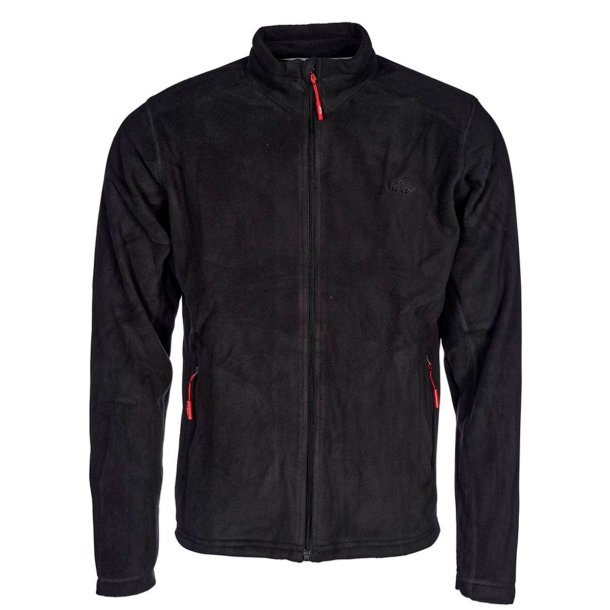 Outdoor fleece jakke. Sort med lynl�s | Maclin Tuxer