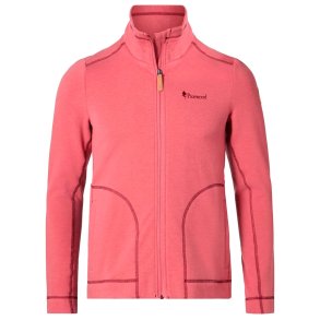 Outdoor uld-fleecejakke, dame lys r�d | Finnveden wool Pinewood