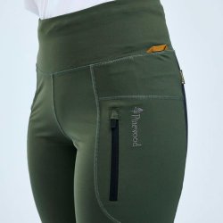 Outdoor tights dame grnne | Finnveden Active Pinewood