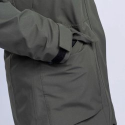 Regnfrakke dame grn | Rain Parka Pinewood