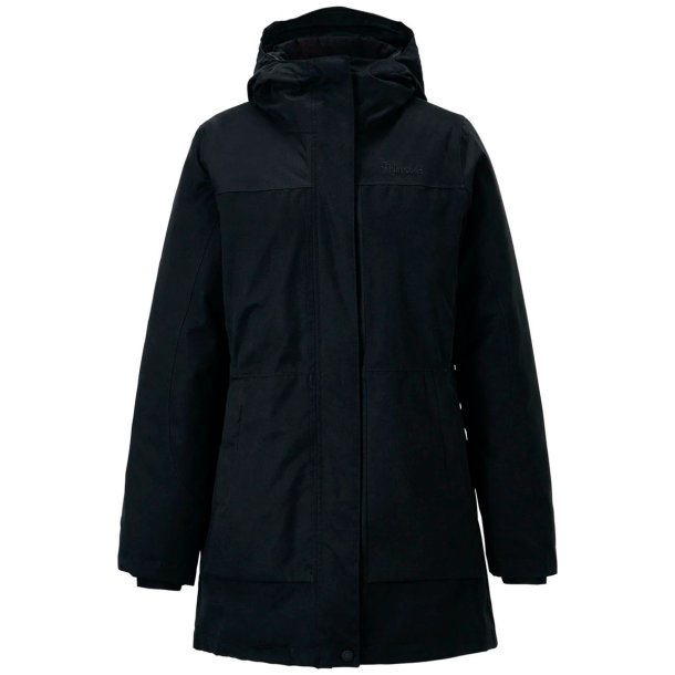 Pinewood Padded Winther Parka - Vinterjakke dame sort