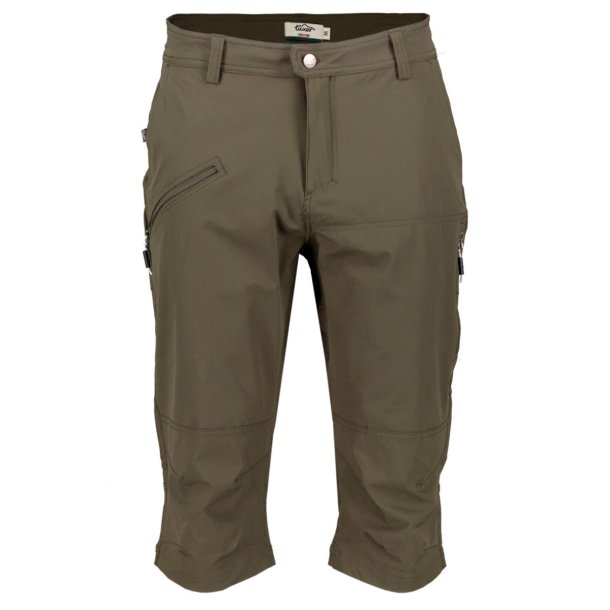 Outdoor herre-shorts. Piratbukser - m�rk oliven | Fusion Reco pirate Tuxer