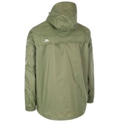 Outdoor regnjakke unisex grn i pose | Qikpac Trespass