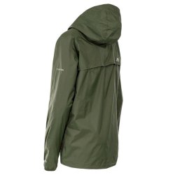 Outdoor regnjakke unisex grn i pose | Qikpac Trespass