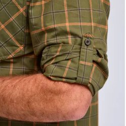 Outdoor skjorte herre grn orange | Wolf Pinewood