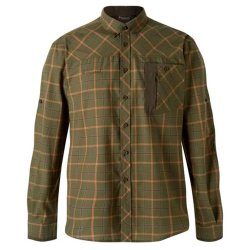 Outdoor skjorte herre grn orange | Wolf Pinewood