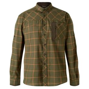 Outdoor skjorte herre grn orange | Wolf Pinewood