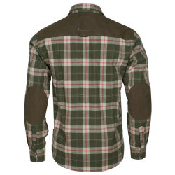 Outdoor skjorte herre mrkegrn / rd vind og vandtt | Douglas Pinewood