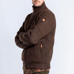 Striktrje herre uld, brun, vind og vandtt m. lynls | Hurricane Pinewood