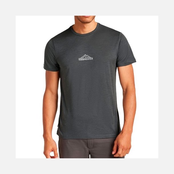 Merino herre t-shirt 150 Tech Lite mørkegrå | Icebreaker