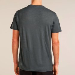 Merino herre t-shirt 150 Tech Lite m�rkegr� | Icebreaker