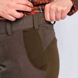 Outdoor bukser dame oliven / brune vandttte | Furudal Caribou Extreme Pinewood