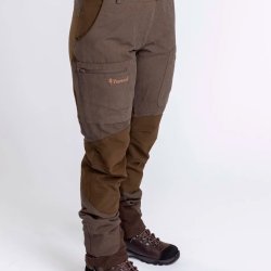 Outdoor bukser dame oliven / brune vandttte | Furudal Caribou Extreme Pinewood