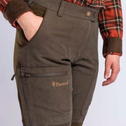 Outdoor bukser dame oliven / brune vandttte | Furudal Caribou Extreme Pinewood