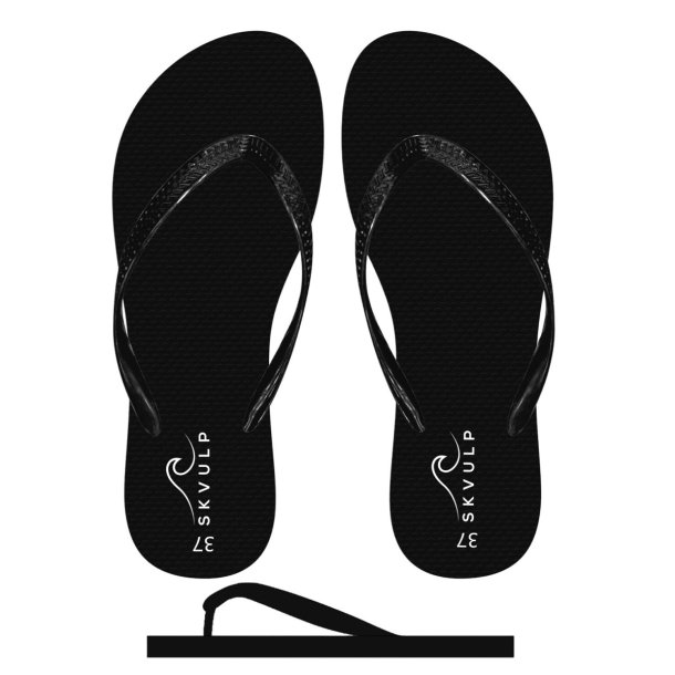 Toe-split Sandal. Sort | Skvulp