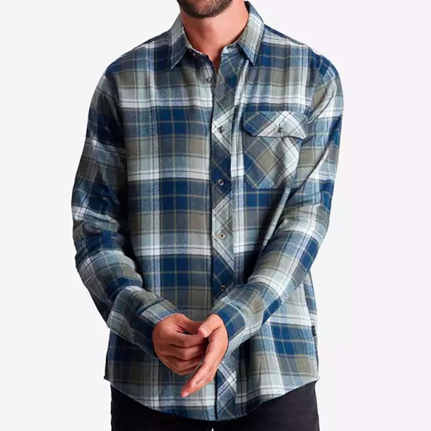 Skjorte herre granite green bomuld flannel | Beaver Creek Tuxer