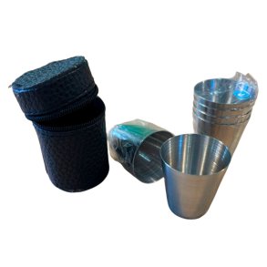 Snapseglas med etui - 6 styk. Shots glas