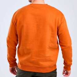 Sweater bomuld orange | Vrnamo Pinewood