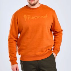 Sweater bomuld orange | Vrnamo Pinewood