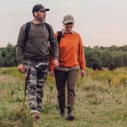 Sweater bomuld grn | Vrnamo Pinewood