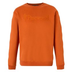 Sweater bomuld orange | Vrnamo Pinewood