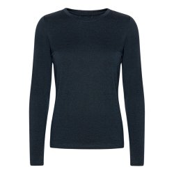 T-shirt dame mrkebl 100 pct. merino langrmet | Superino Silv airlight Superstainable