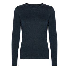 T-shirt dame mrkebl 100 pct. merino langrmet | Superino Silv airlight Superstainable