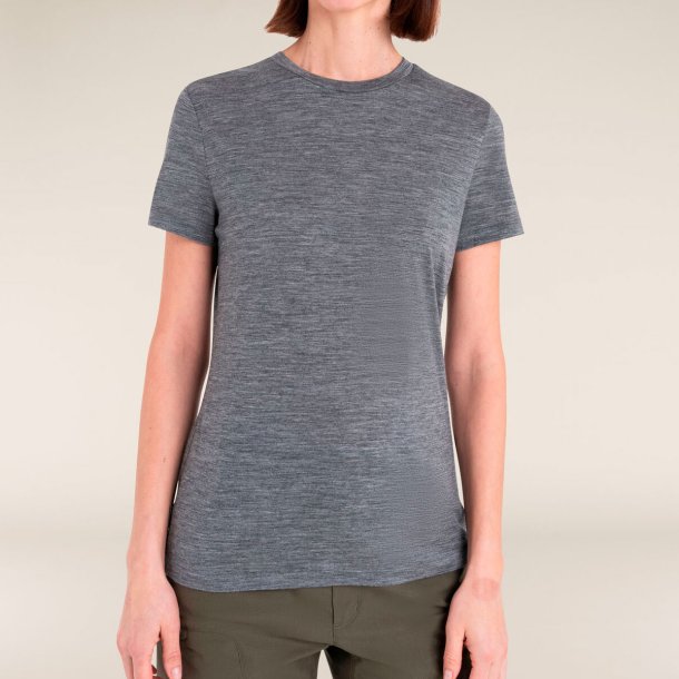 Merino dame t-shirt 150 Tech Lite grå | Icebreaker