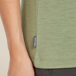 Merino dame t-shirt 150 Tech Lite lys gr�n | Icebreaker