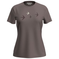Merino dame t-shirt 150 Tech Lite porcini | Icebreaker