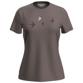 Merino dame t-shirt 150 Tech Lite porcini | Icebreaker