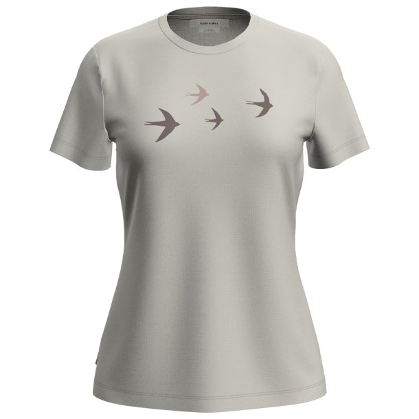 Merino dame t-shirt 150 Tech Lite r�hvid | Icebreaker