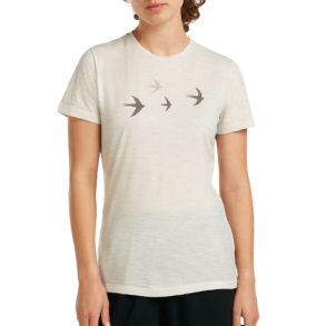 Merino dame t-shirt 150 Tech Lite r�hvid | Icebreaker