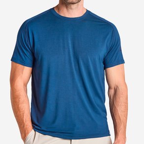  T-shirt herre bl� bambus | Chase Tuxer