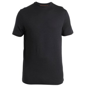 Merino herre t-shirt 150 Tech Lite sort | Icebreaker