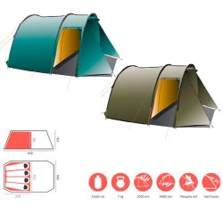 Telt 4 personer olivengrnt | Robson 4 Grand Canyon Nordisk